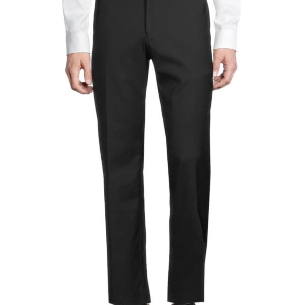 NEW! Ralph Lauren Black Men's Stretch Classic-Fit Dress Pants 34x32